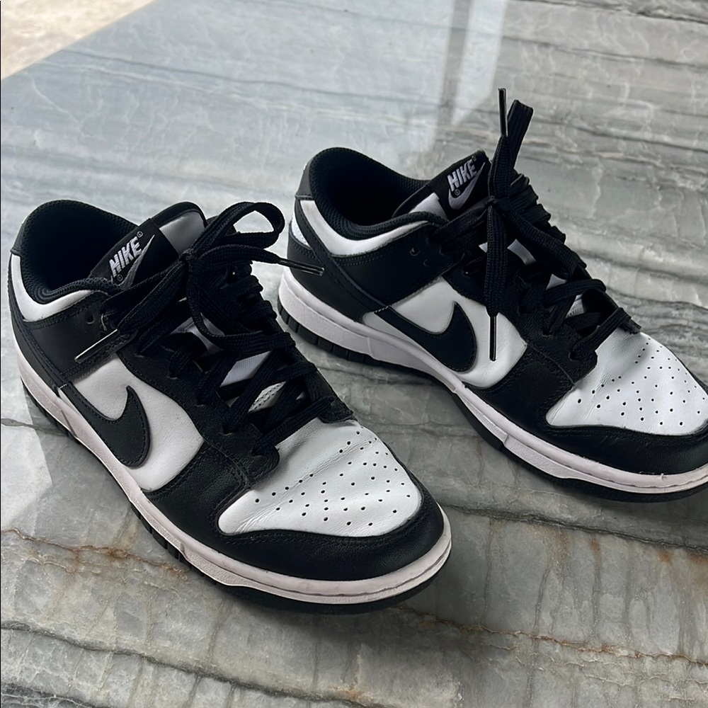 Nike Panda Dunks Women’s Classic Black and White Sneakers